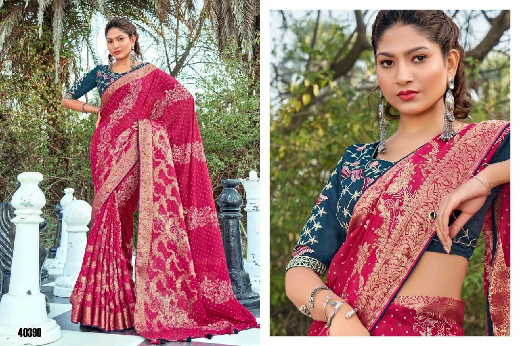5D Designer Tamanna Wholesale Soft Reshmi Cotton Indian Sarees