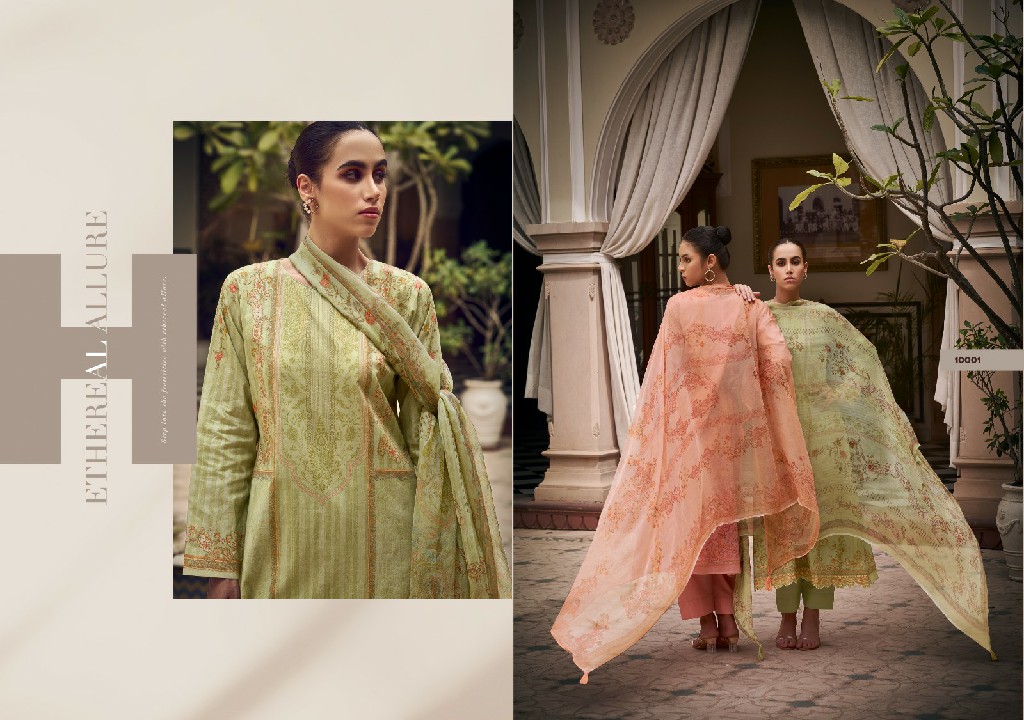 Sadhana Zaira Wholesale Pure Lawn Cotton With Fancy Work Salwar Suits