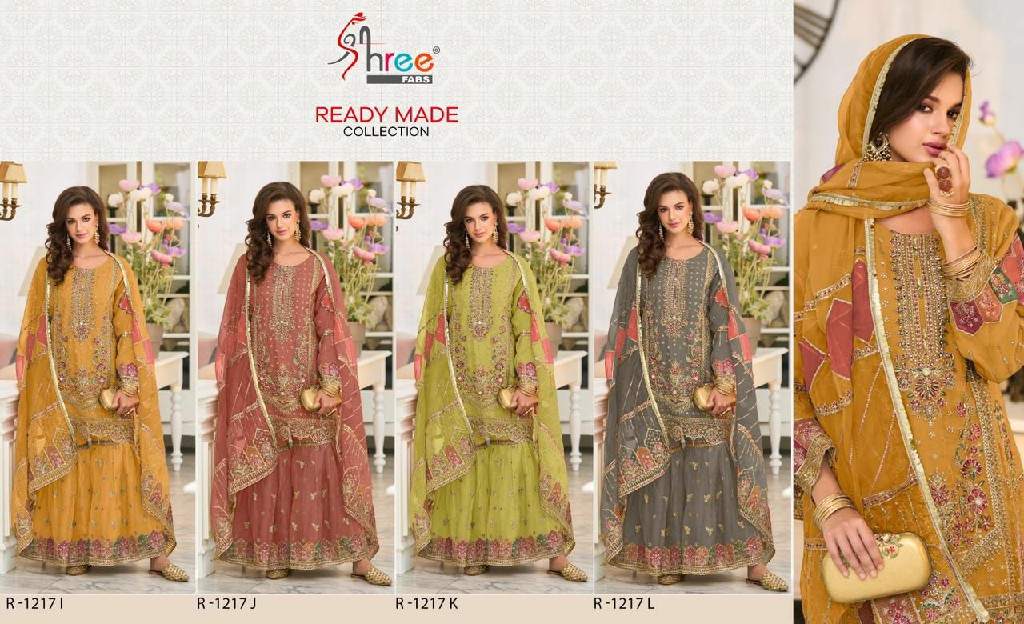 Shree Fabs R-1217 Wholesale Readymade Indian Pakistani Suits