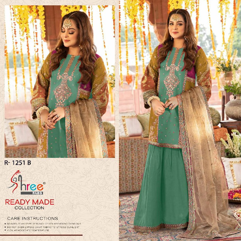 Shree Fabs R-1251 Wholesale Readymade Indian Pakistani Suits