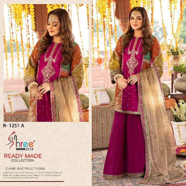 Shree Fabs R-1251 Wholesale Readymade Indian Pakistani Suits