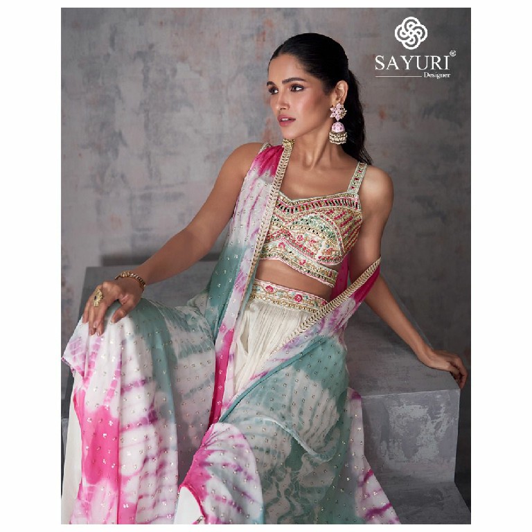 Sayuri Kashvi Wholesale Readymade Designer Free Size Stitched Suits