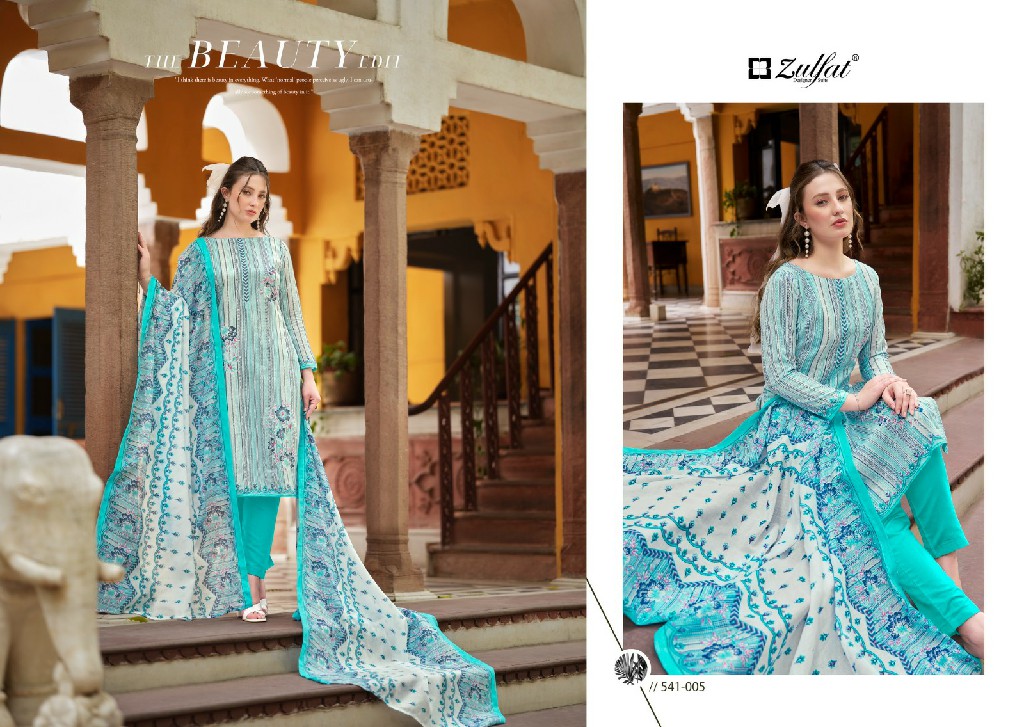 Zulfat Maryam Vol-3 Wholesale Pure Cotton With Work Dress Material
