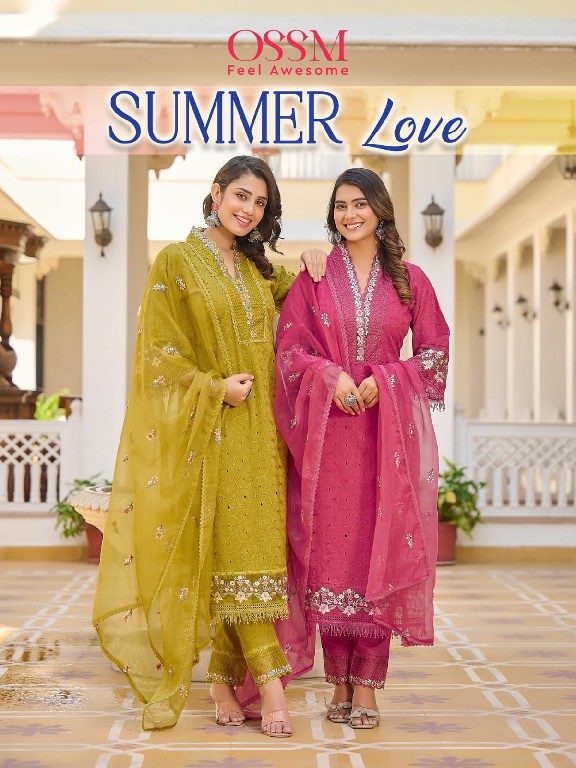 OSSM Summer Love Wholesale Premium Cotton Kurtis With Pant And Duppatta