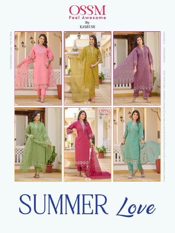 OSSM Summer Love Wholesale Premium Cotton Kurtis With Pant And Duppatta