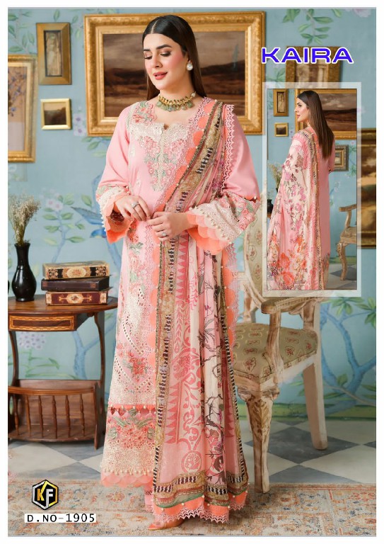 Keval Fab Kaira Vol-19 Wholesale Exclusive Karachi Collection Dress Material