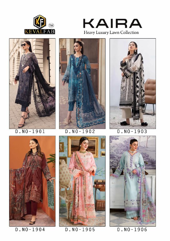 Keval Fab Kaira Vol-19 Wholesale Exclusive Karachi Collection Dress Material