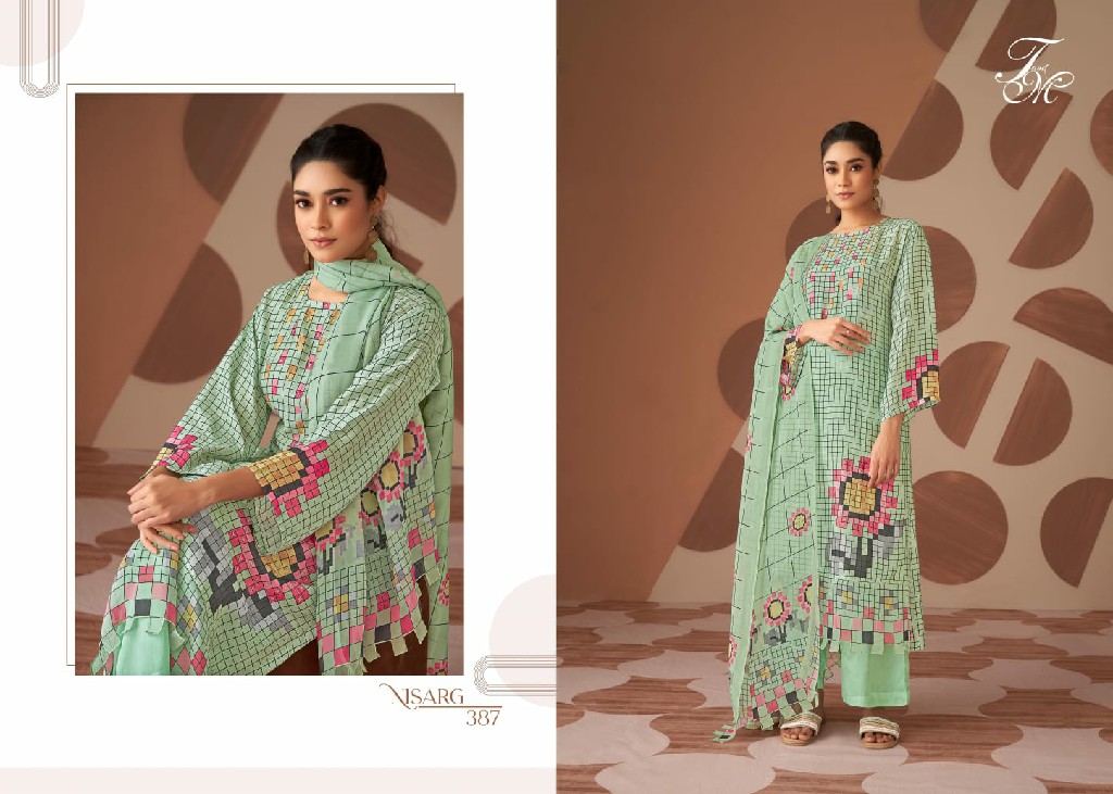 T And M Nisarg Wholesale Unique Musllin With Hand Work Salwar Suits