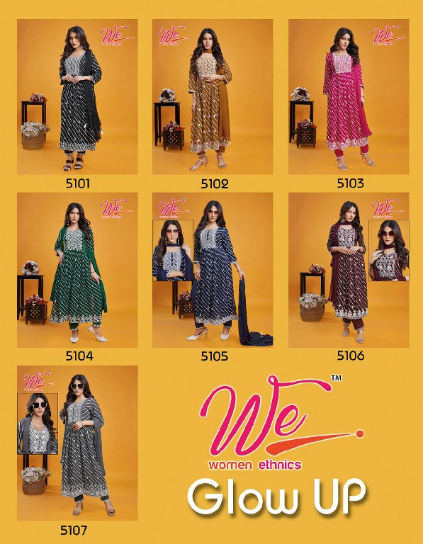 WE Glow Up Wholesale Readymade 3 Piece Salwar Suits