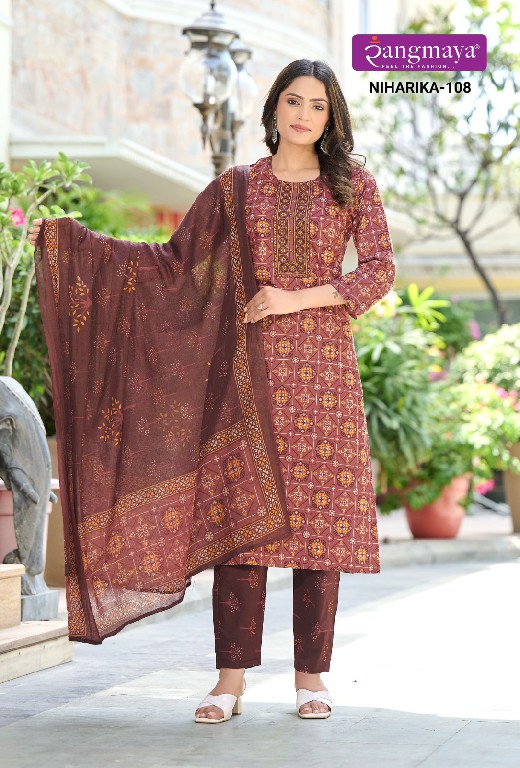 Rangmaya Niharika Wholesale Readymade 3 Piece Salwar Suits