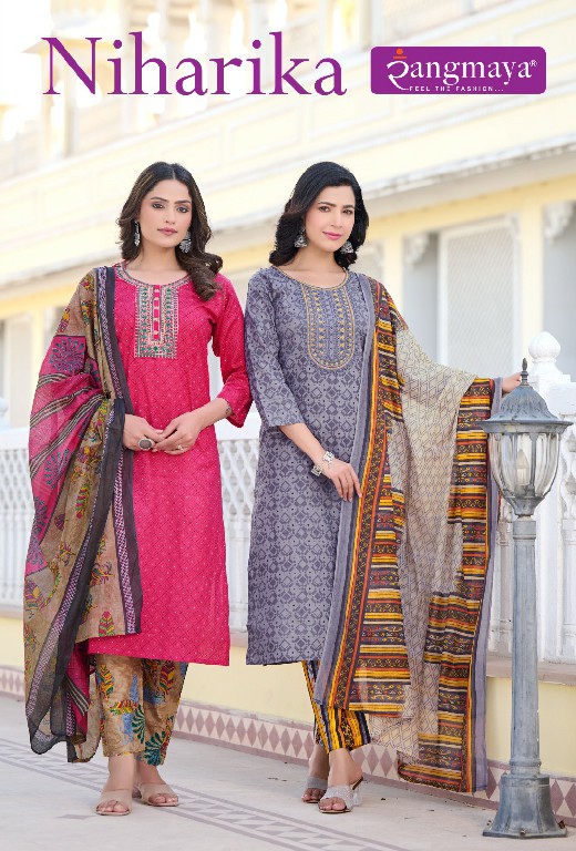 Rangmaya Niharika Wholesale Readymade 3 Piece Salwar Suits