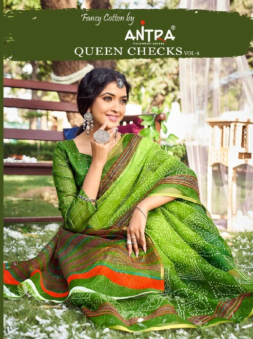 Antra Queen Cheks Vol-4 Wholesale Indian Ethnic Sarees