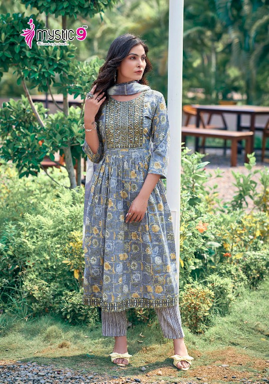Mystic 9 Sara Vol-4 Wholesale Readymade Suits Catalogue With Pocket
