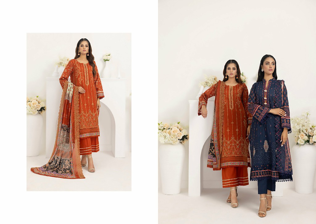 Regalia Salina Embroidered With Cutwork Dupatta Vol-2 Wholesale Pakistani Suits