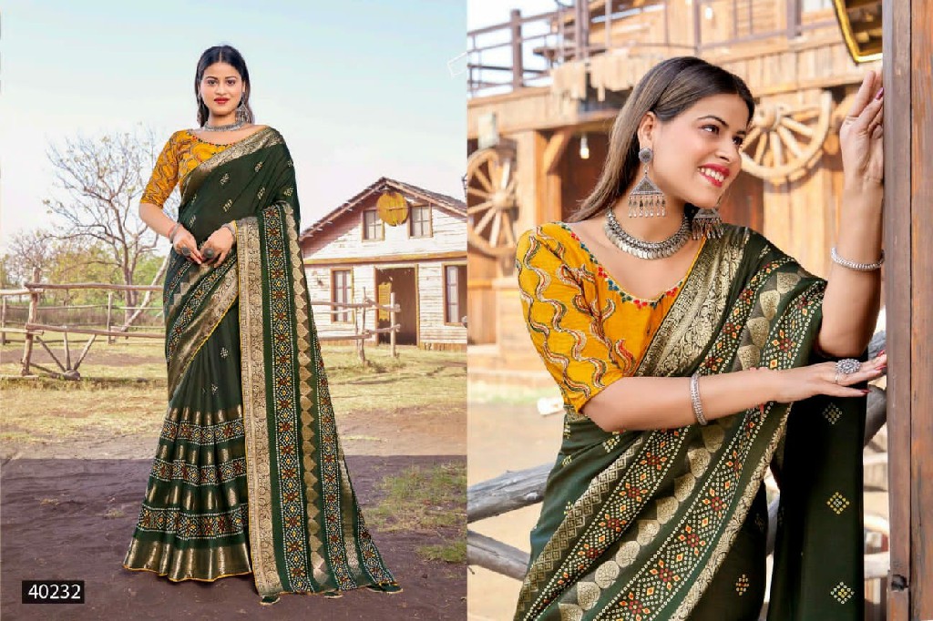 LAVANYA VOL 3 BY 5D DESIGNER SILK SAREE WITH JARI PATTERN