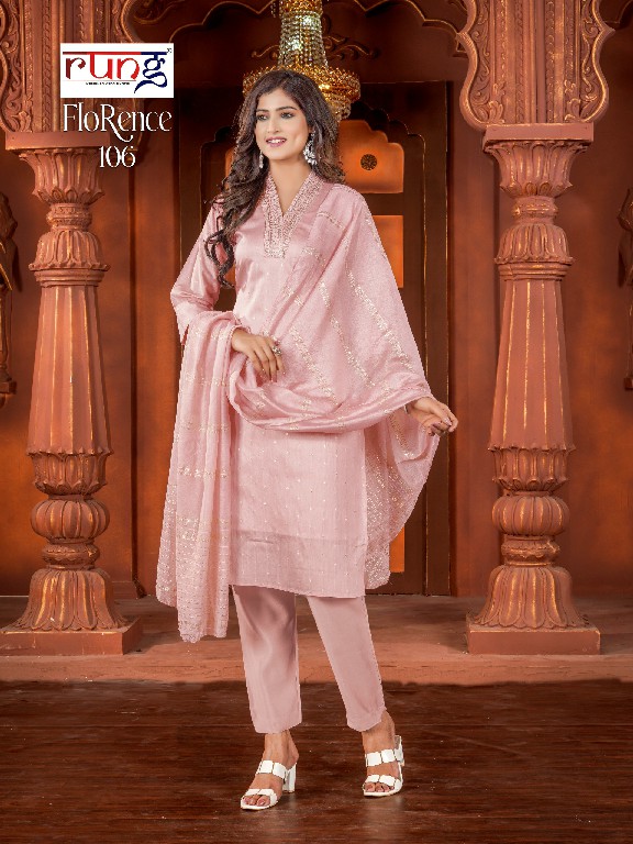 RUNG FLORENCE FESTIVE WEAR READYMADE SILK SALWAR KAMEEZ COLLECTION