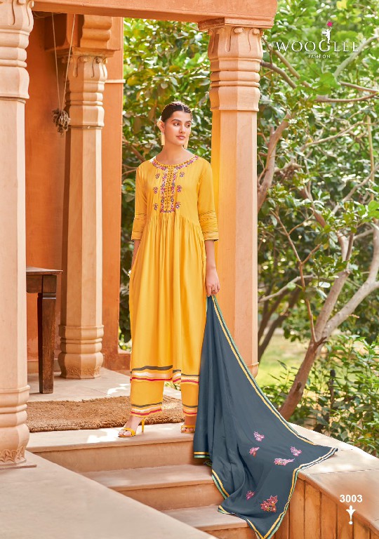 KALYANI BY WOOGLEE RAYON WEAVING ETHNIC STYLE FULL STITCH SALWAR KAMEEZ