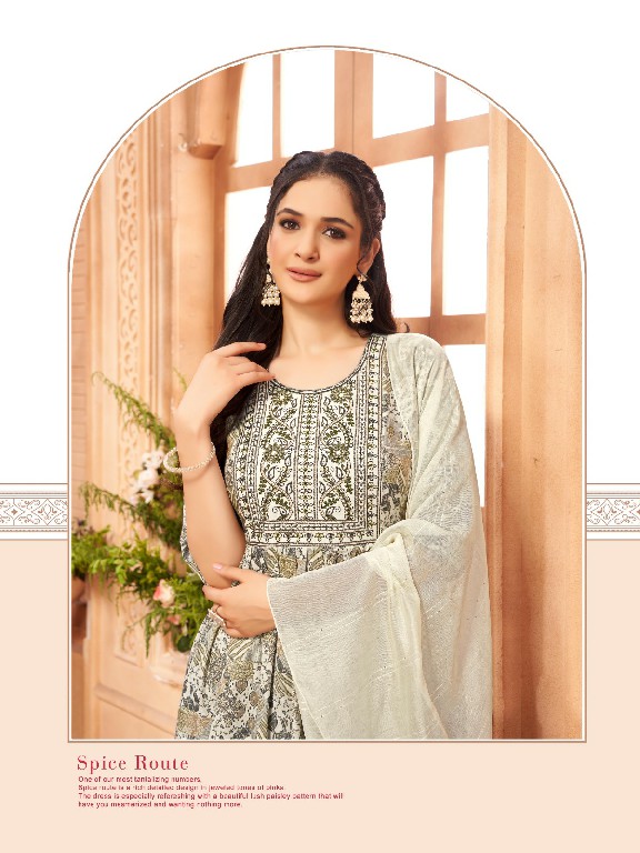 PAAVIS VANAYA VOL 6 NYRA CUT HEAVY SEQUENCE WORK PATI TOP BOTTOM AND DUPATTA SET