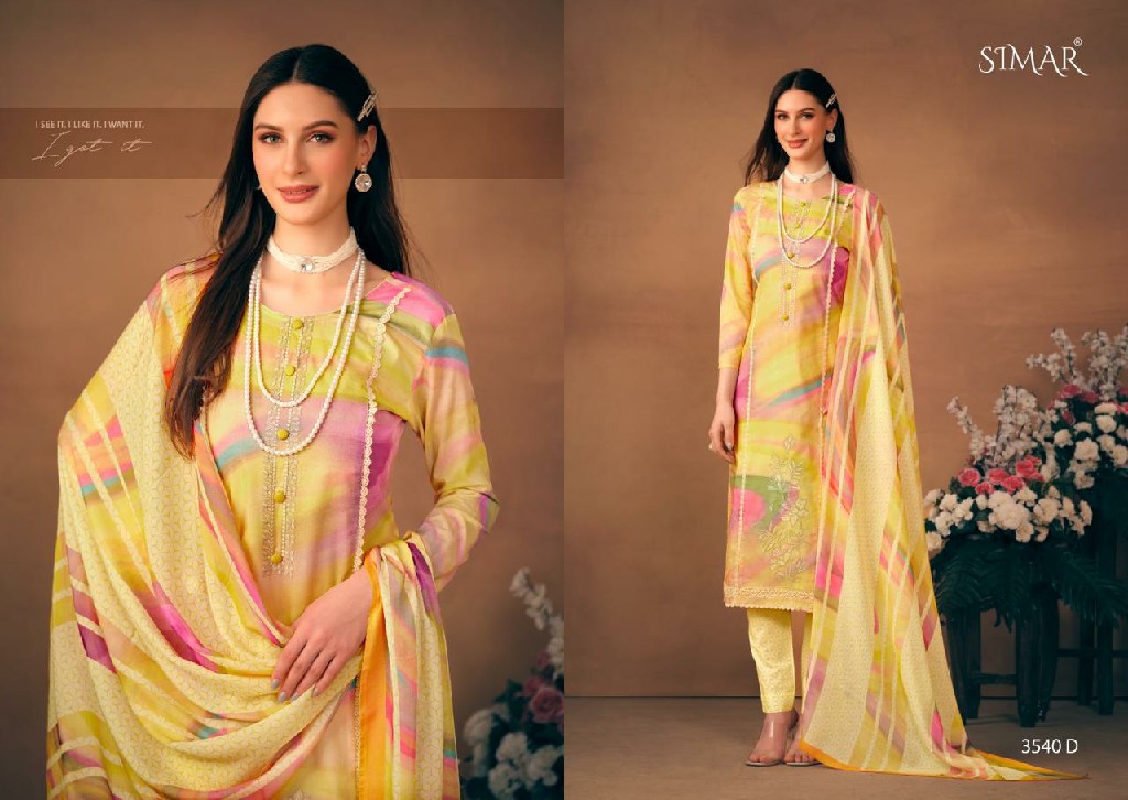 GLOSSY SIMAR ELLIZA LAWN COTTON SUMMER SPECIAL SALWAR KAMEEZ SUPPLIER