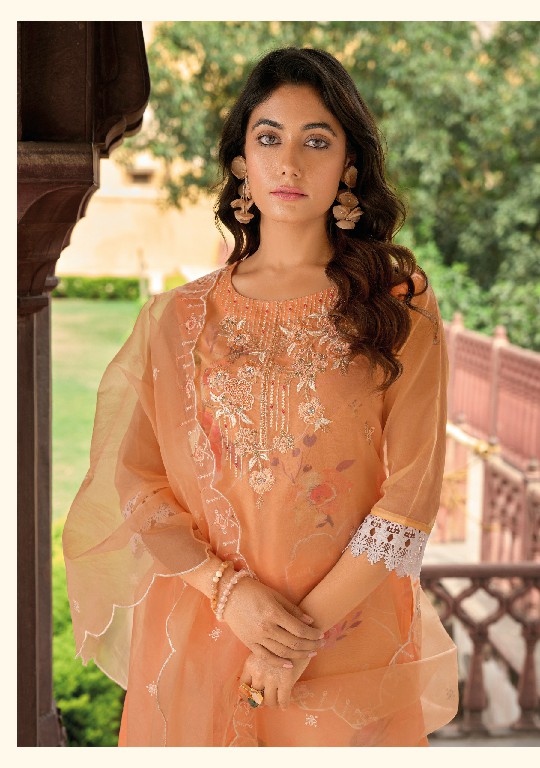 SUMMER SPRING BY LADY LEELA ORGANZA EMBROIDERY CLASSY LOOK READYMADE SUITS