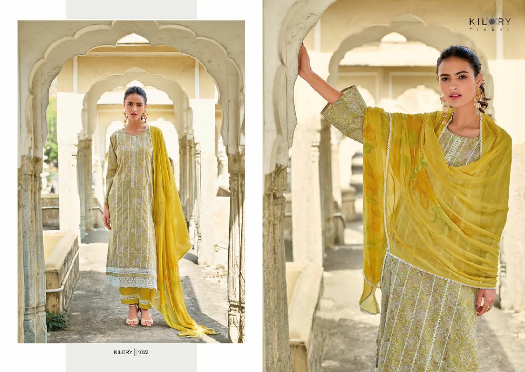 KILORY TRENDS SUMMER DAIRIE LAWN COTTON UNSTITCH SALWAR SUIT