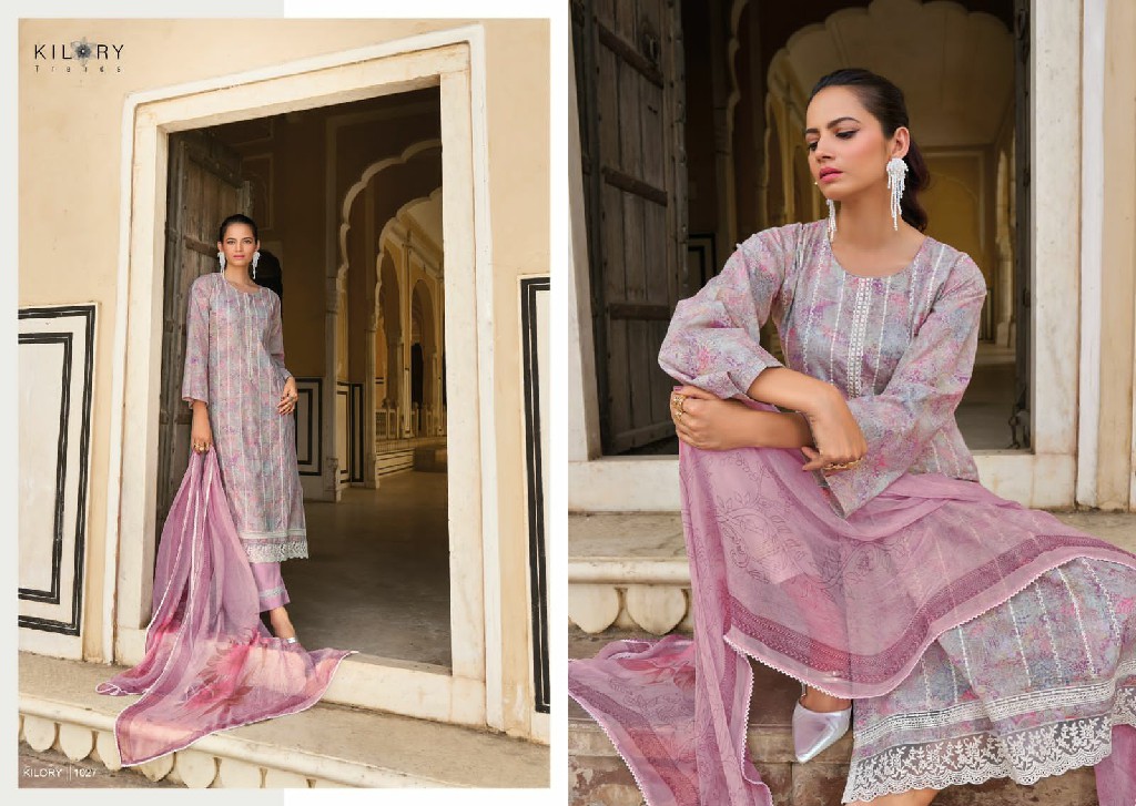 KILORY TRENDS SUMMER DAIRIE LAWN COTTON UNSTITCH SALWAR SUIT