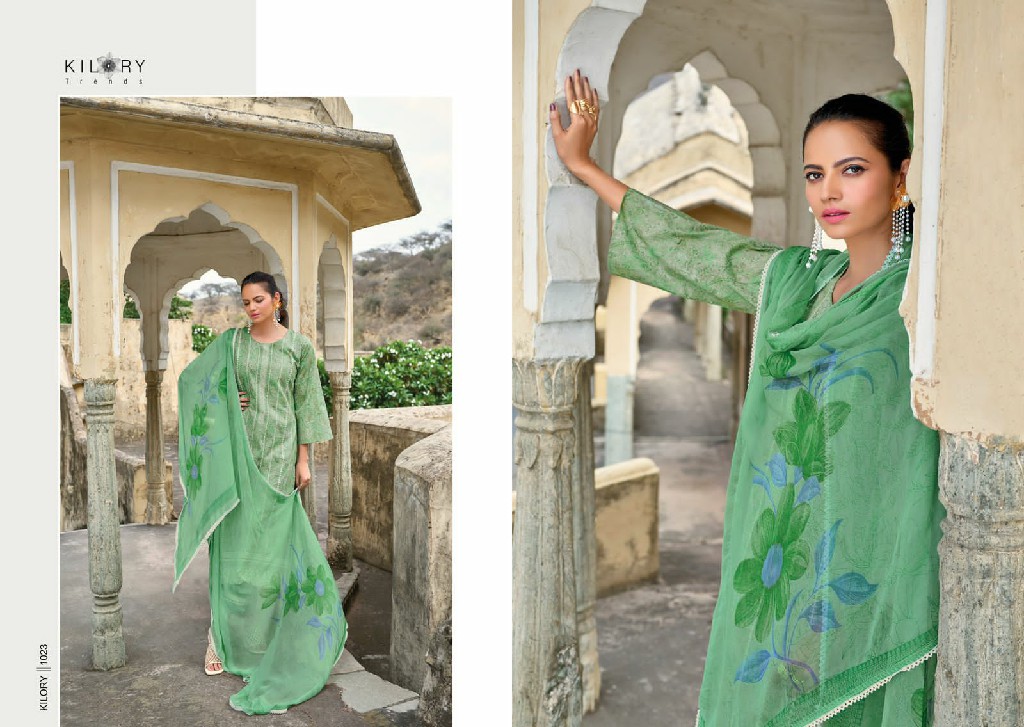 KILORY TRENDS SUMMER DAIRIE LAWN COTTON UNSTITCH SALWAR SUIT