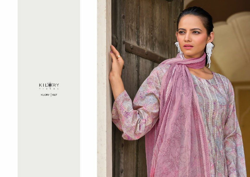 KILORY TRENDS SUMMER DAIRIE LAWN COTTON UNSTITCH SALWAR SUIT