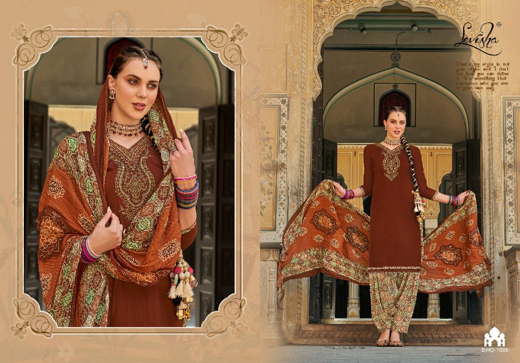 LEVISHA NIKHAR PATIYALA SUMMER WEAR VISCOSE UNSTITCH SALWAR SUIT