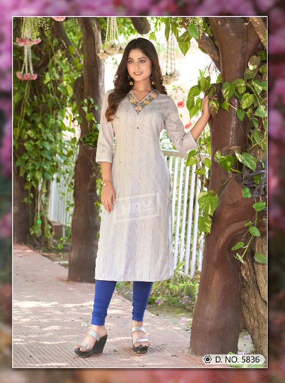 HRU HEMA VOL 3 BEAUTIFUL WEAR READYMADE VISCOSE KURTI COLLECTION