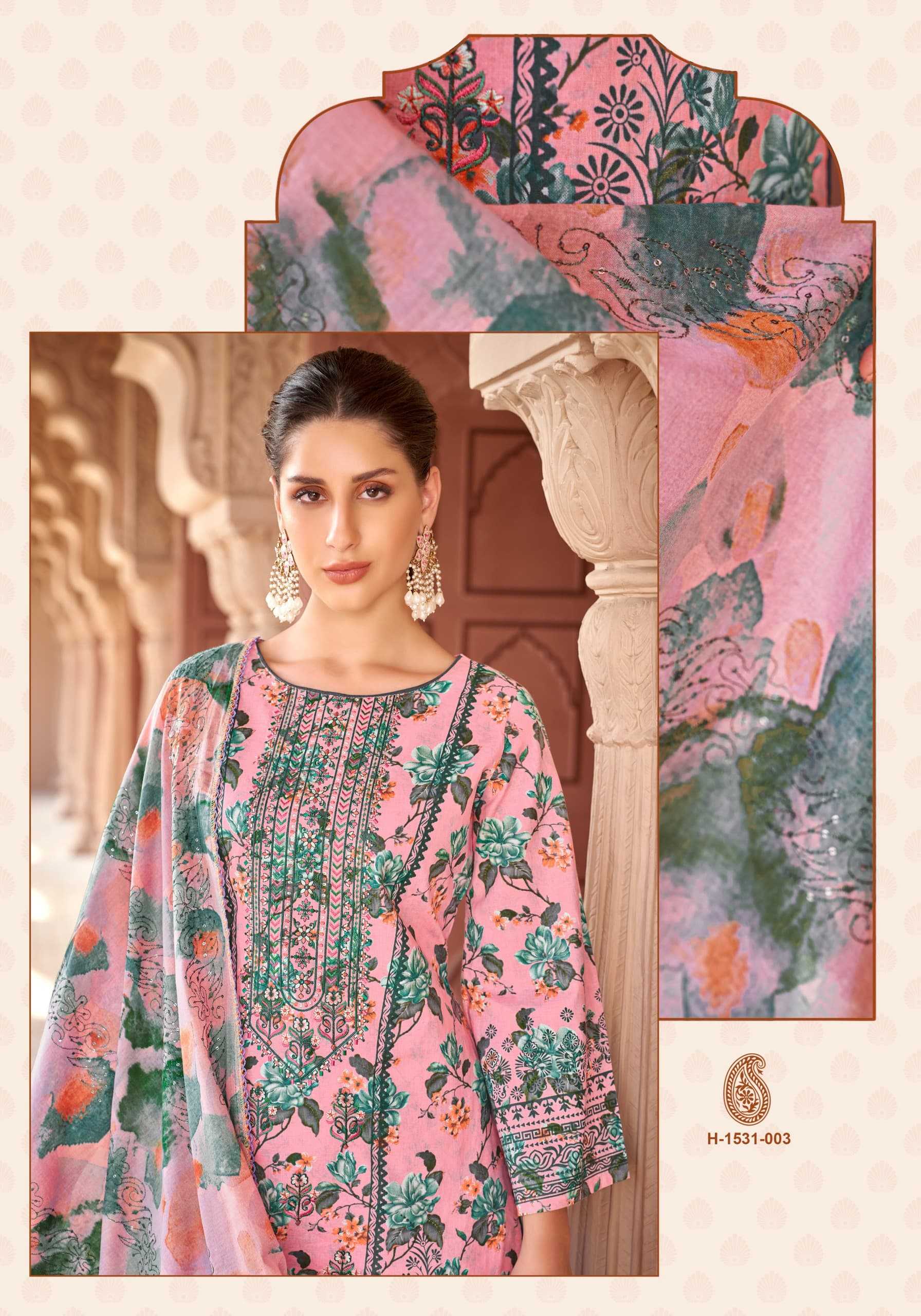 ALOK SUIT ADAAH VOL 2 CAMBRIC COTTON LATEST WEAR UNSTITCH SALWAR KAMEEZ SUPPLIER