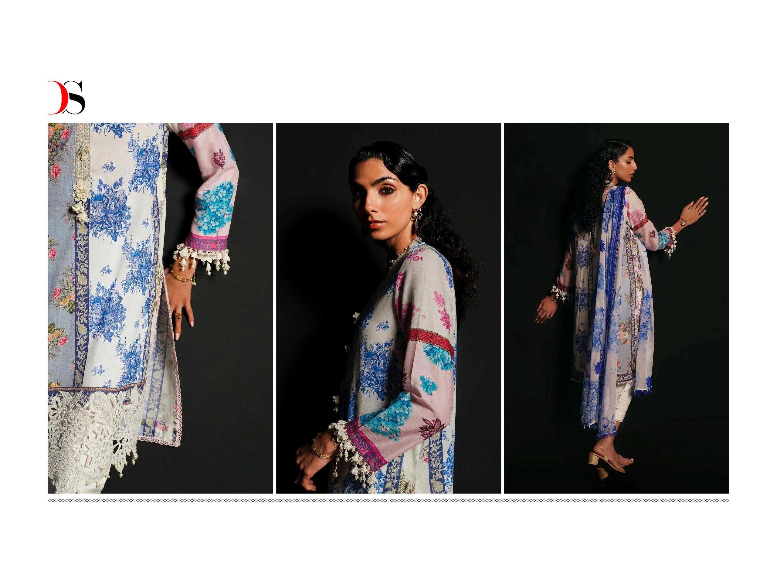 DEEPSY SANA SAFINAZ MUZLIN 24 COTTON PATCH WORK PAKISTANI DRESSES