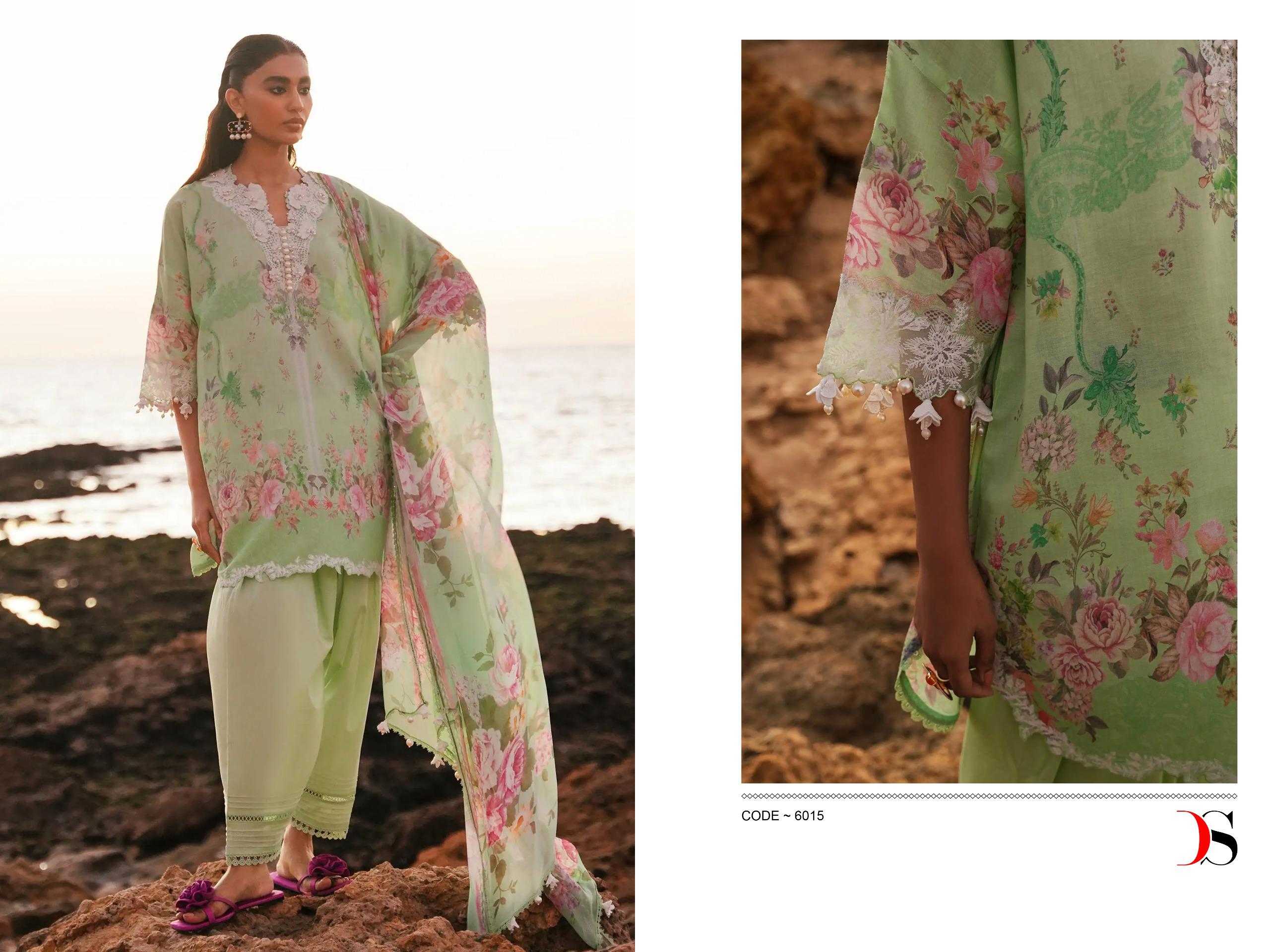 DEEPSY SANA SAFINAZ MUZLIN 24 COTTON PATCH WORK PAKISTANI DRESSES