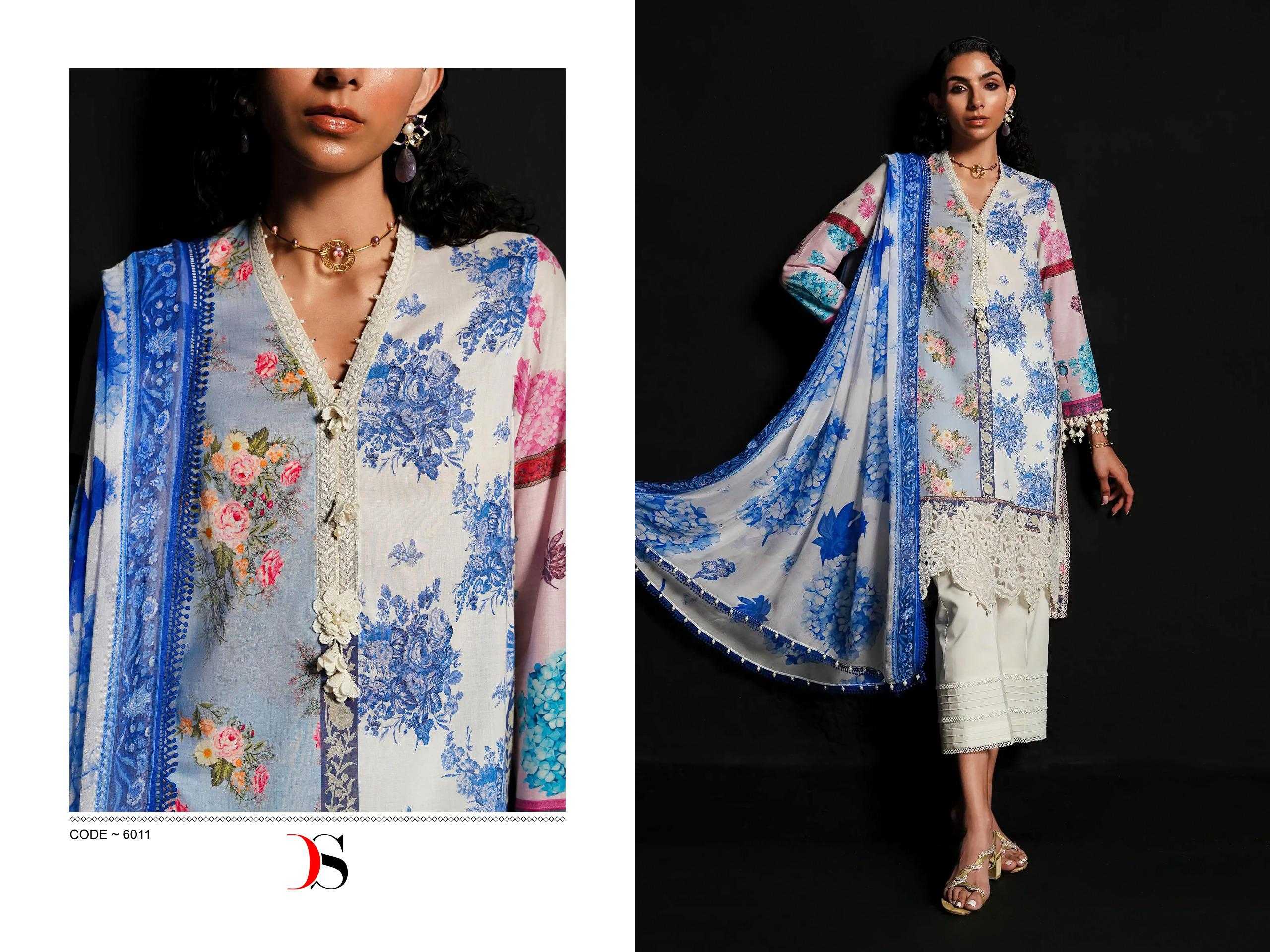 DEEPSY SANA SAFINAZ MUZLIN 24 COTTON PATCH WORK PAKISTANI DRESSES