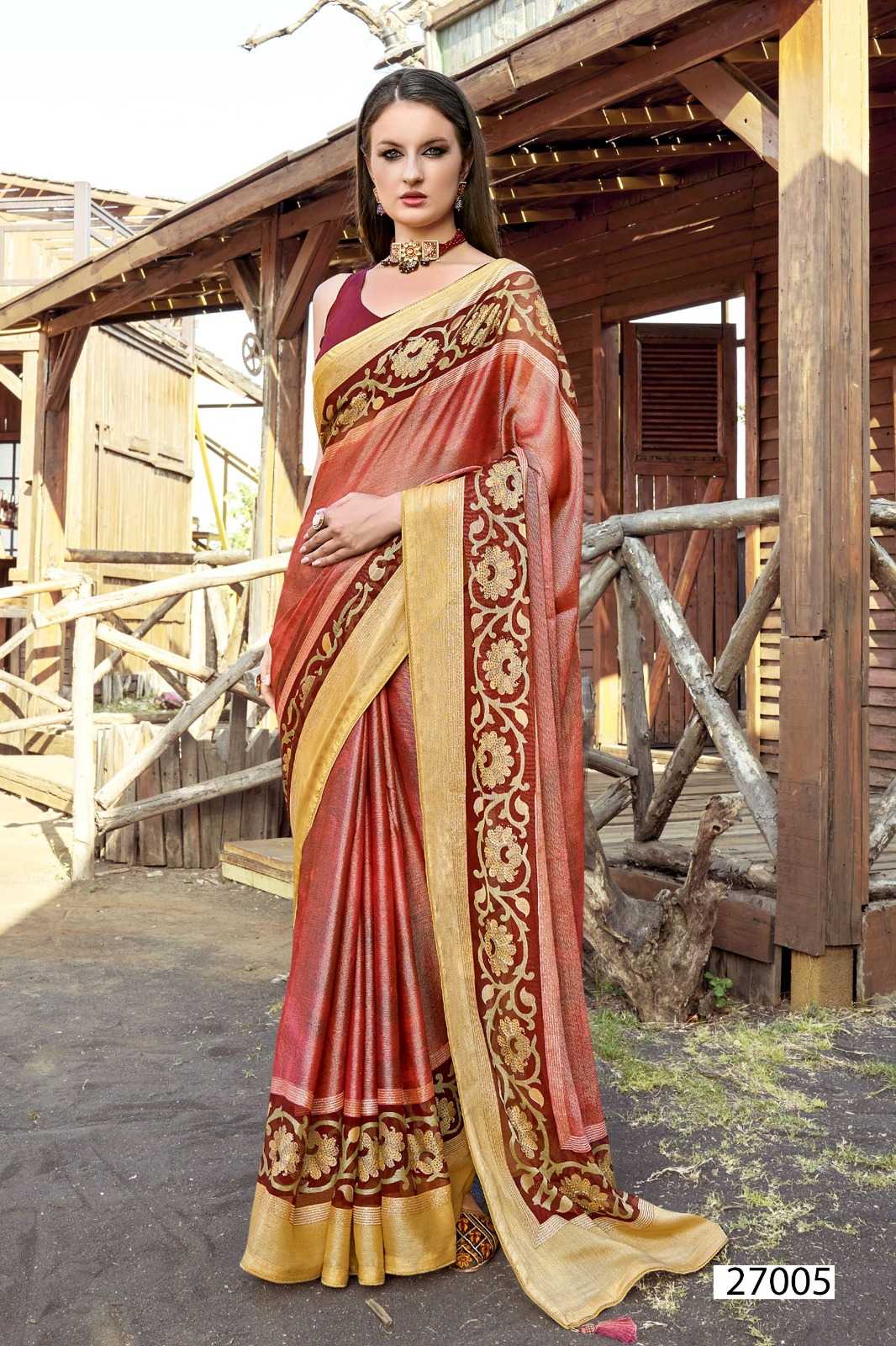 VALLABHI PRINTS SHUBHI BRASSO CLASSY WEAR SAREE SUPPLIER