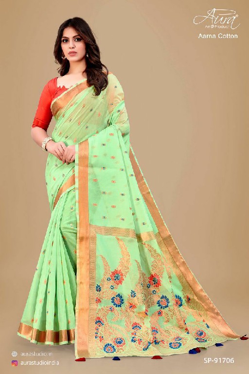 Aura Aarna Cotton Wholesale Soft Cotton Sarees