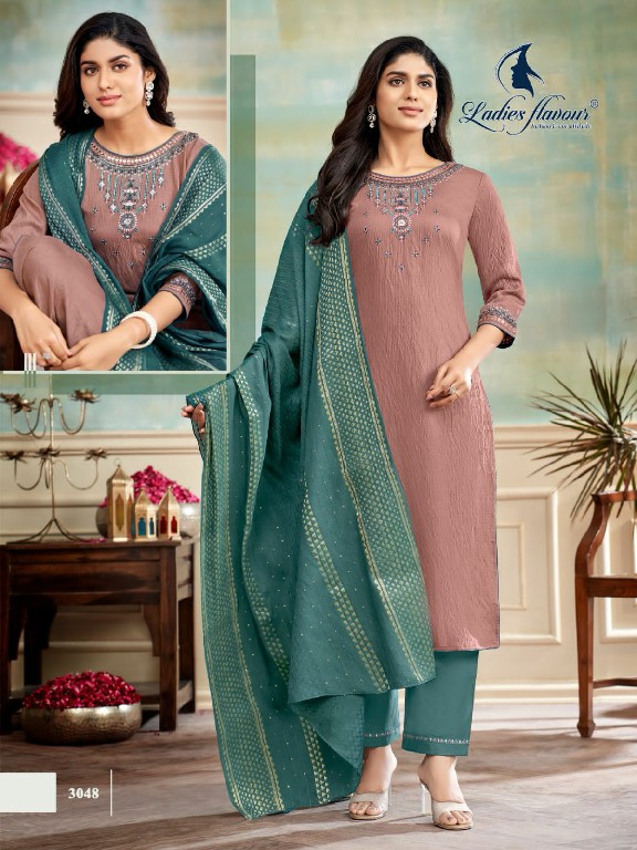 Ladies Flavour D.no 3043 To 3048 Series Readymade Salwar Suits Combo