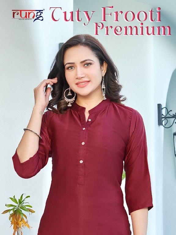 Rung Tuty Frooti Premium Wholesale Supreme Milk Long Kurtis