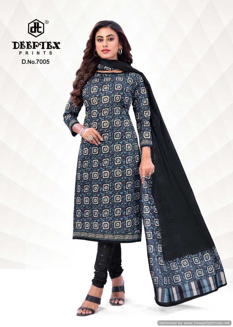Deeptex Aaliza Vol-7 Wholesale Pure Cotton Printed Dress Material