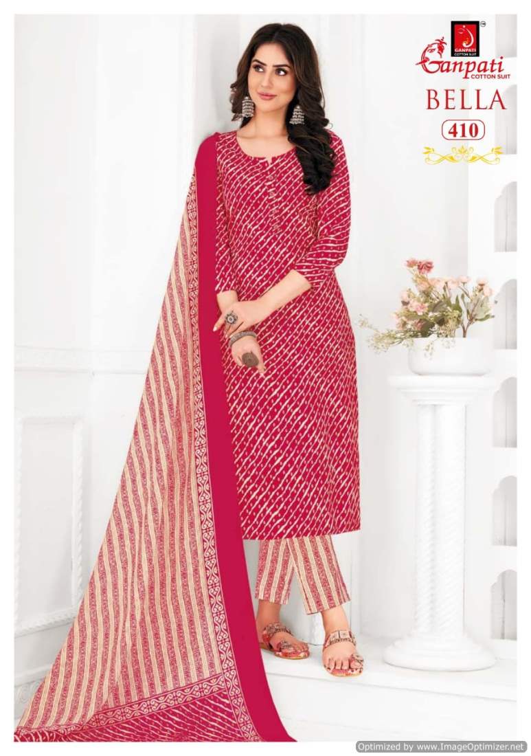 Ganpati Bella Vol-4 Wholesale Pure Cotton Printed Dress Material