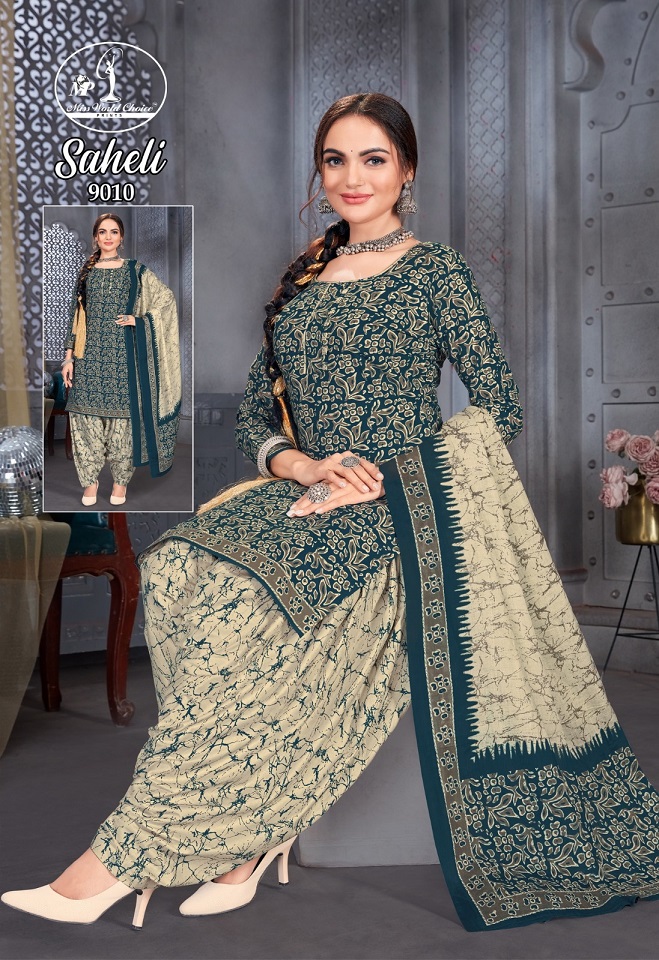 Miss World Saheli Vol-9 Wholesale Cotton Printed Dress Material