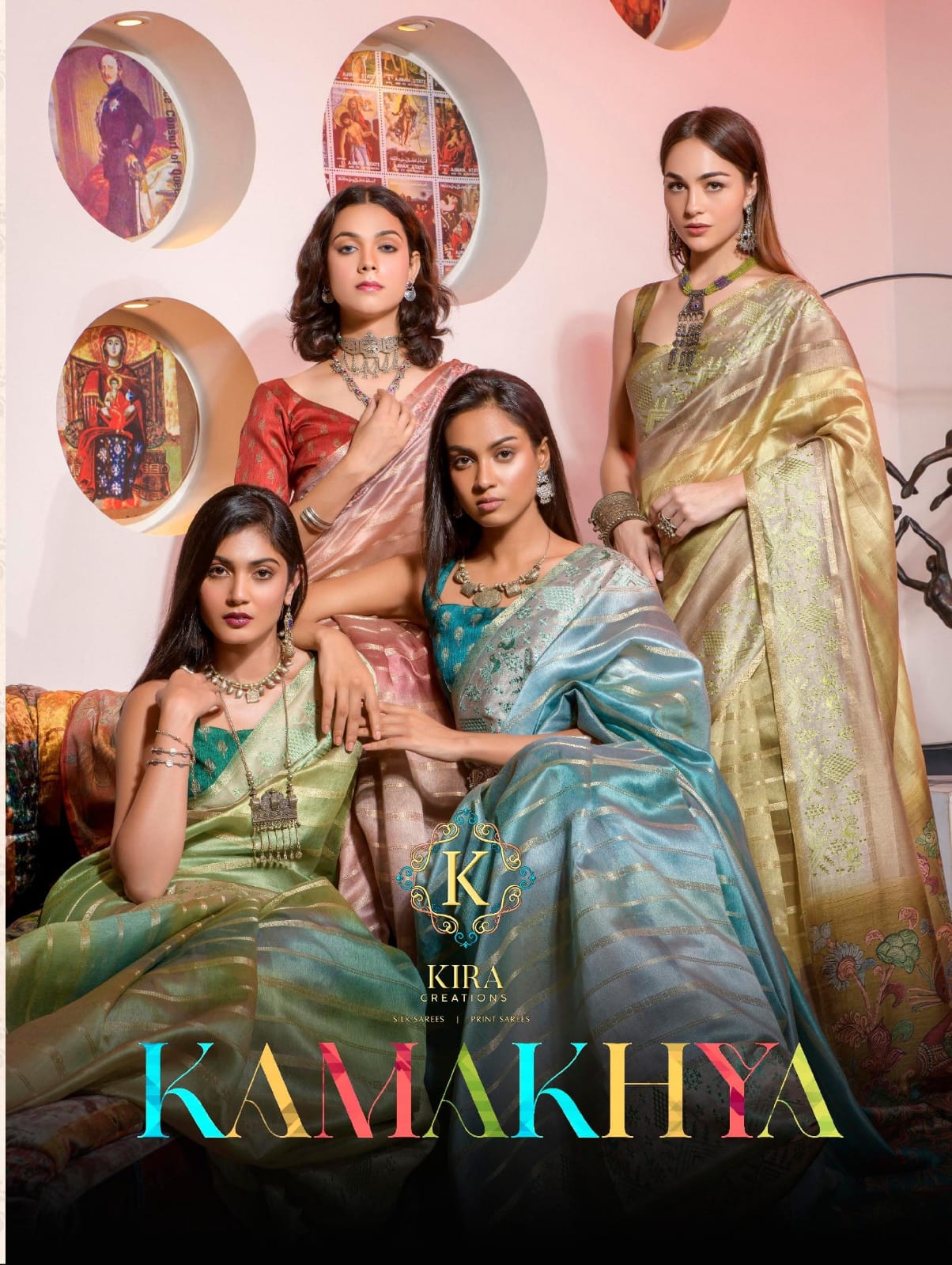 Kira Kamakhya Wholesale Kora Silk With With Embroidery Sarees