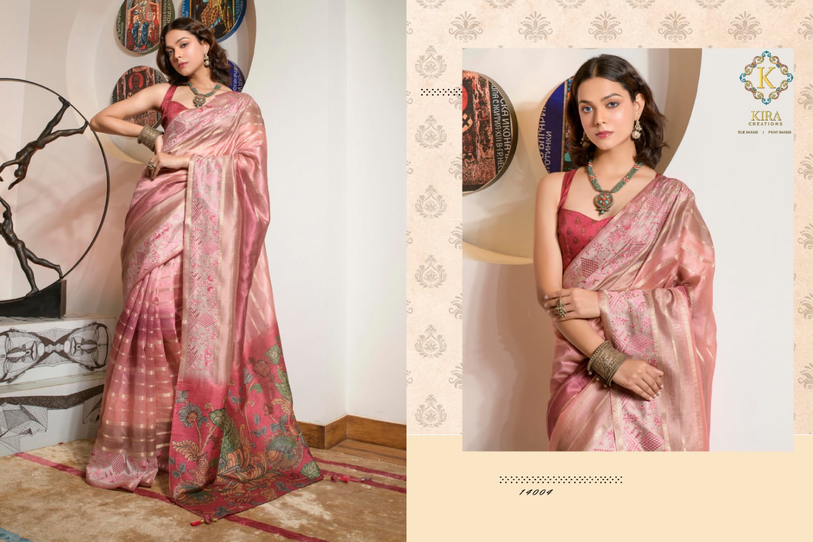 Kira Kamakhya Wholesale Kora Silk With With Embroidery Sarees