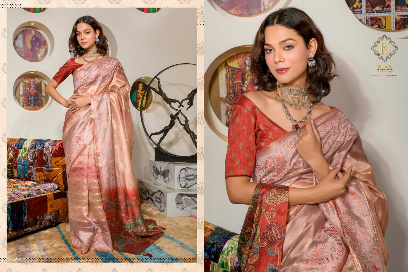 Kira Kamakhya Wholesale Kora Silk With With Embroidery Sarees