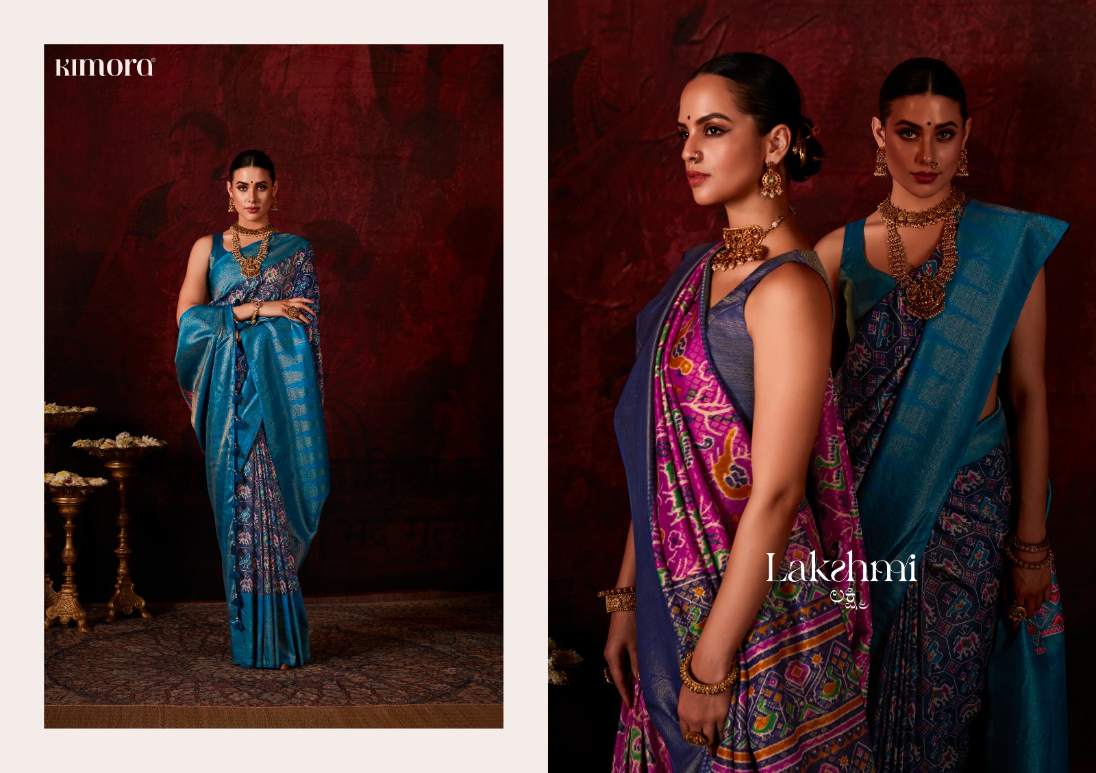 Kimora Lakshmi Wholesale Softy Silk With Digital Print Sarees