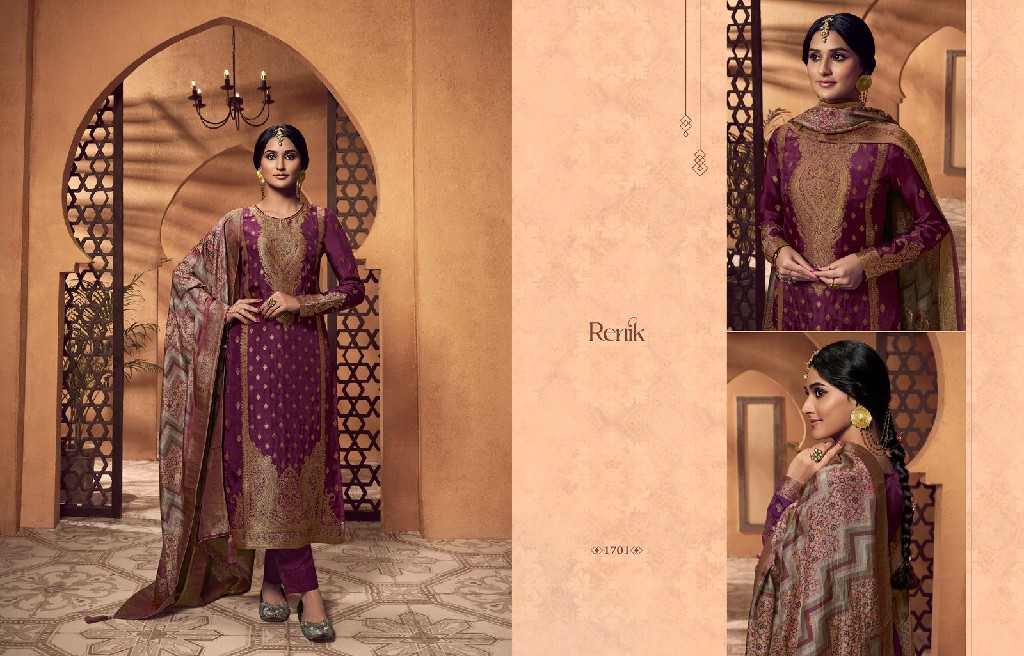 RENIK FASHION HEENA OCCASION WEAR UNSTITCH SALWAR SUIT SUPPLIER