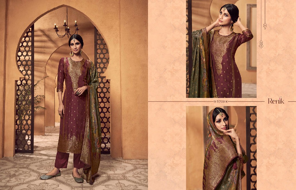 RENIK FASHION HEENA OCCASION WEAR UNSTITCH SALWAR SUIT SUPPLIER