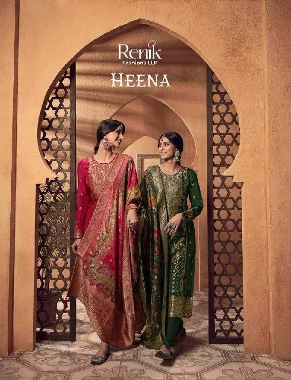 RENIK FASHION HEENA OCCASION WEAR UNSTITCH SALWAR SUIT SUPPLIER