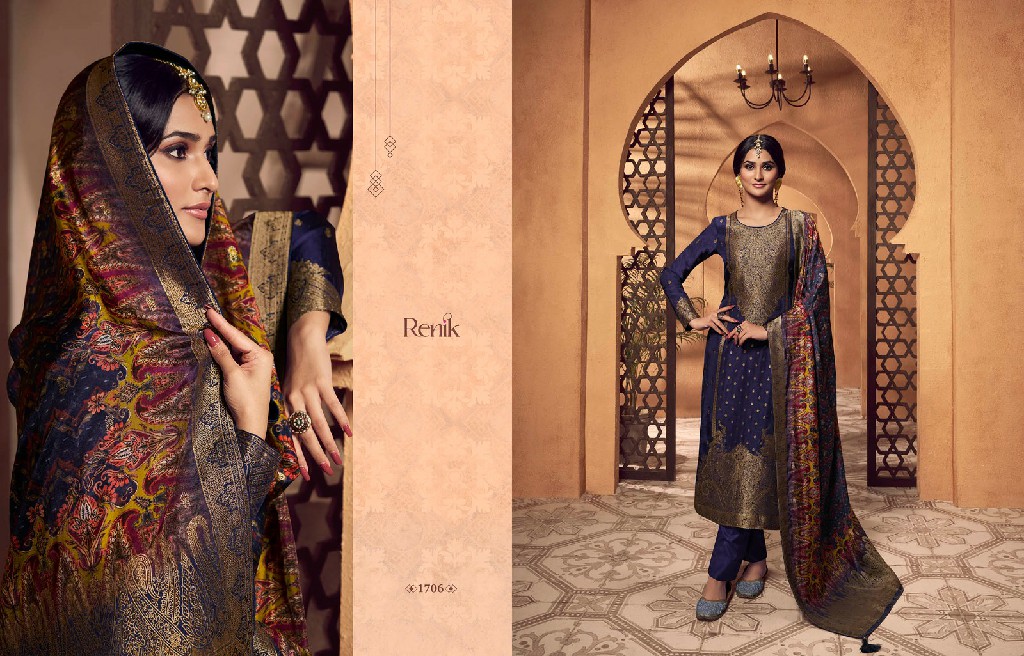 RENIK FASHION HEENA OCCASION WEAR UNSTITCH SALWAR SUIT SUPPLIER