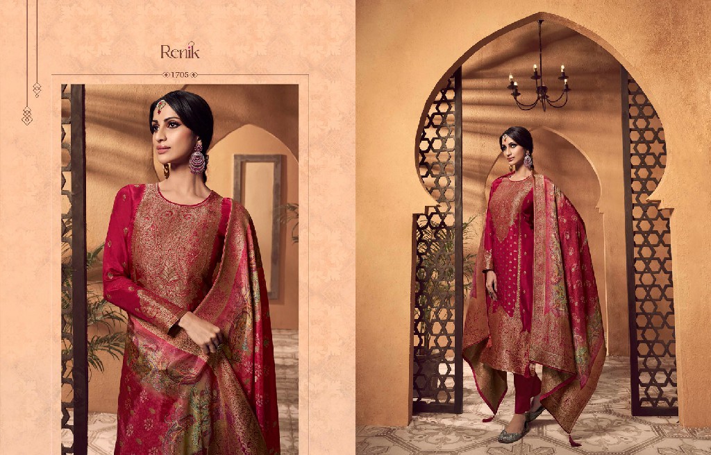 RENIK FASHION HEENA OCCASION WEAR UNSTITCH SALWAR SUIT SUPPLIER